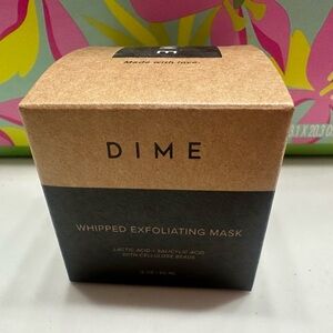 Brand new box, Dime whipped exfoliator mask